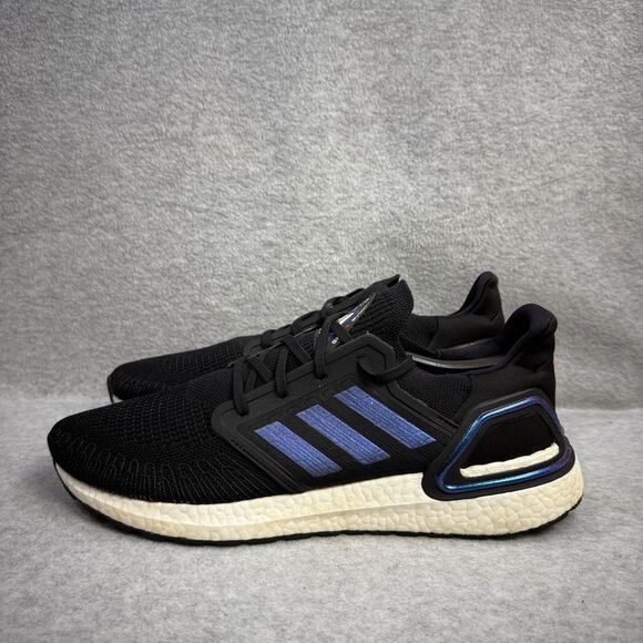 Adidas Shoes Mens Size 13 Ultraboost Black Low Top Athletic Running Sneakers - Picture 1 of 9